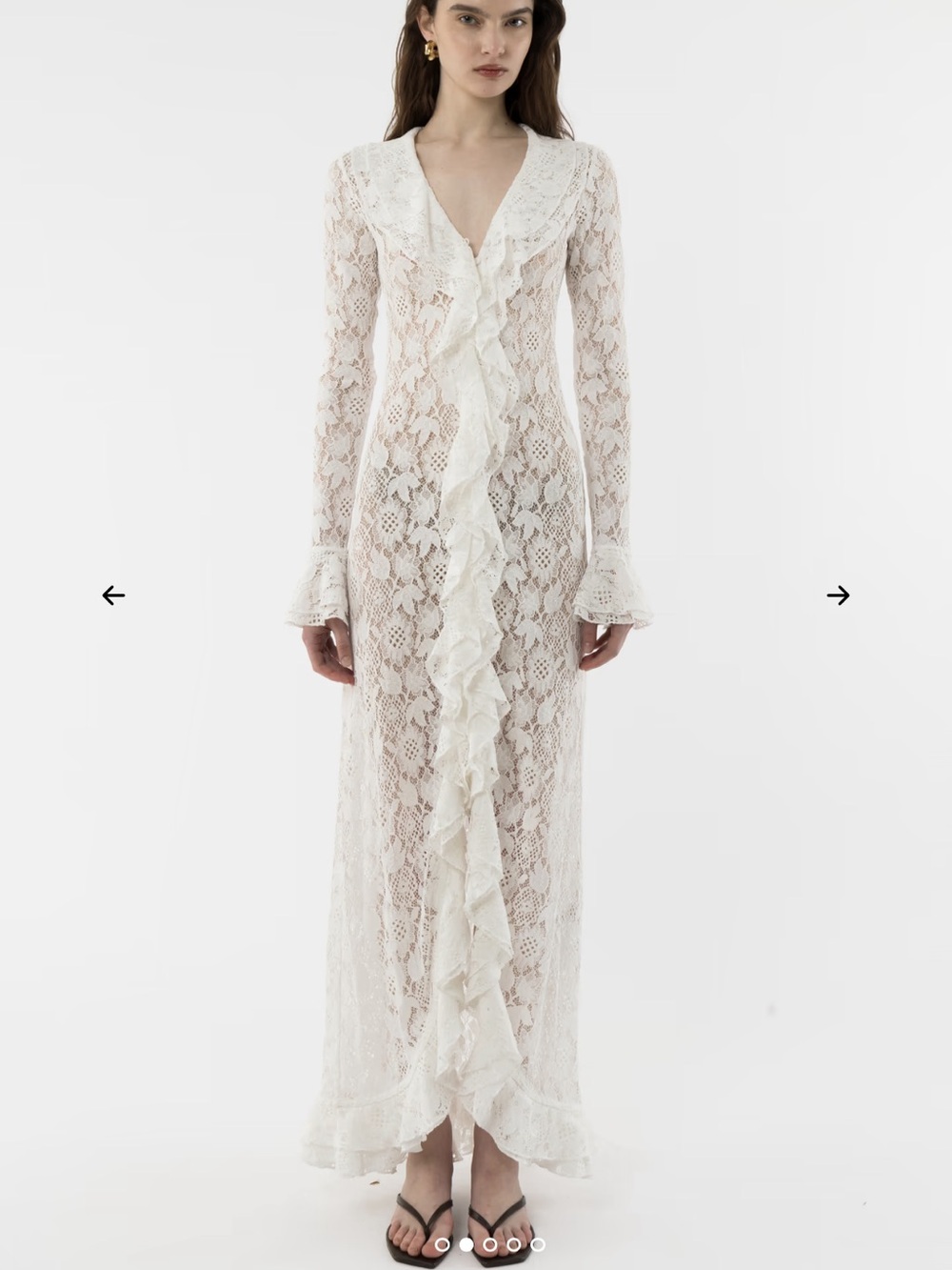 LACE FRILL DRESS | Arakii